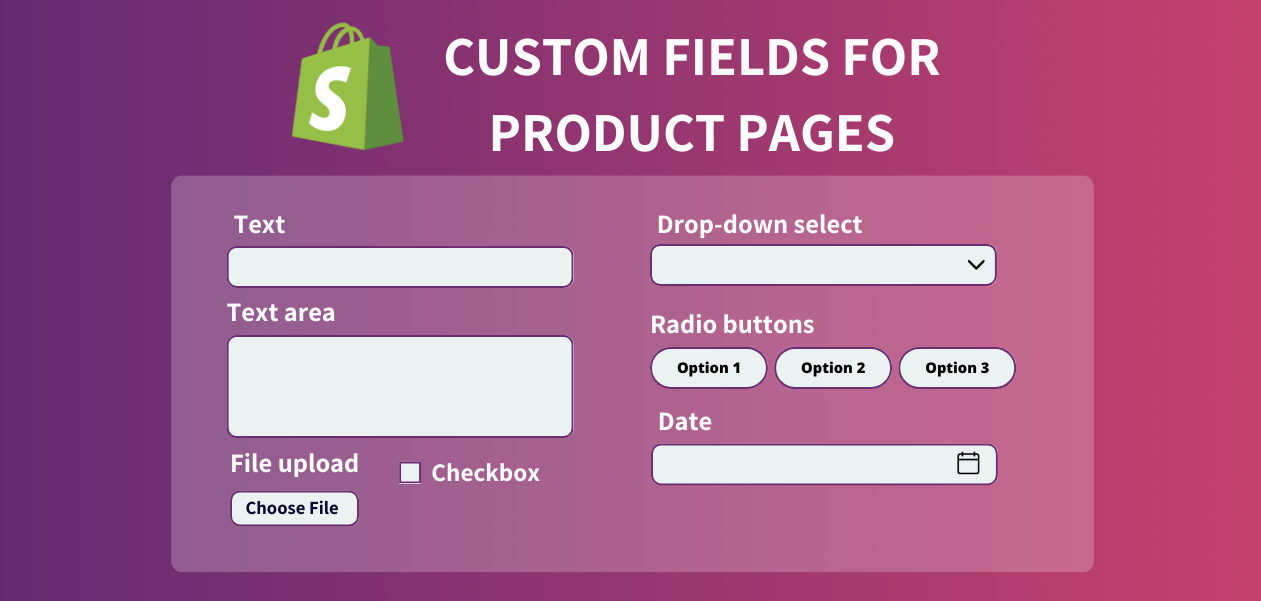 Add a custom field to a Shopify product page